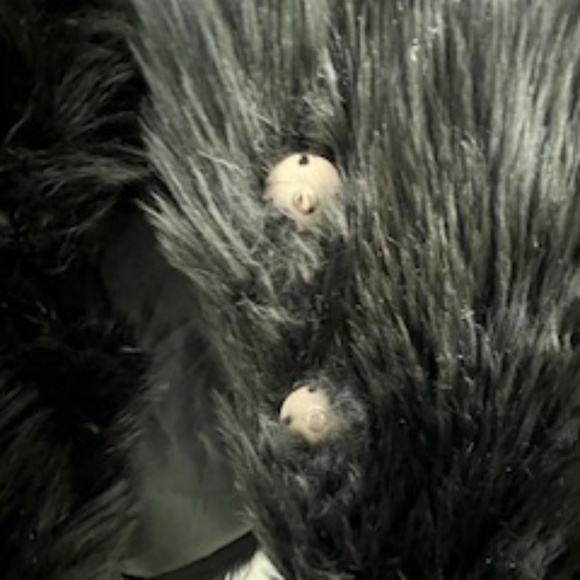 Free People All Night Faux Fur Jacket in Black, Women’s Size Medium NWT - Picture 9 of 14
